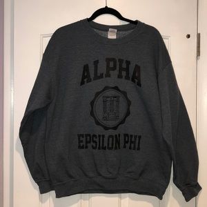 💚Aephi alpha epsilon phi crewneck sweatshirt L